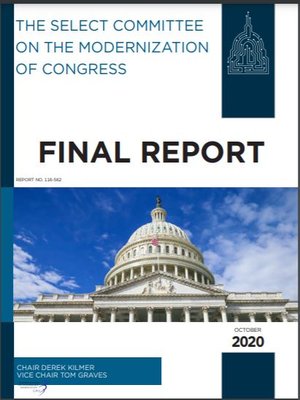 cover image of The Select Committee on the Modernization of Congress Final Report